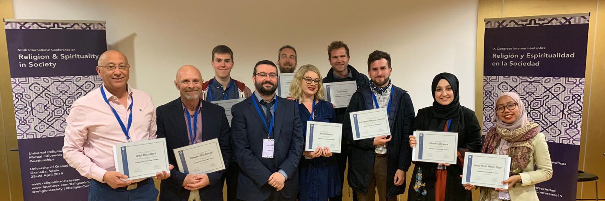 Ninth International Conference on Religion & Spirituality in Society, University of Granada, Granada, Spain (2019)